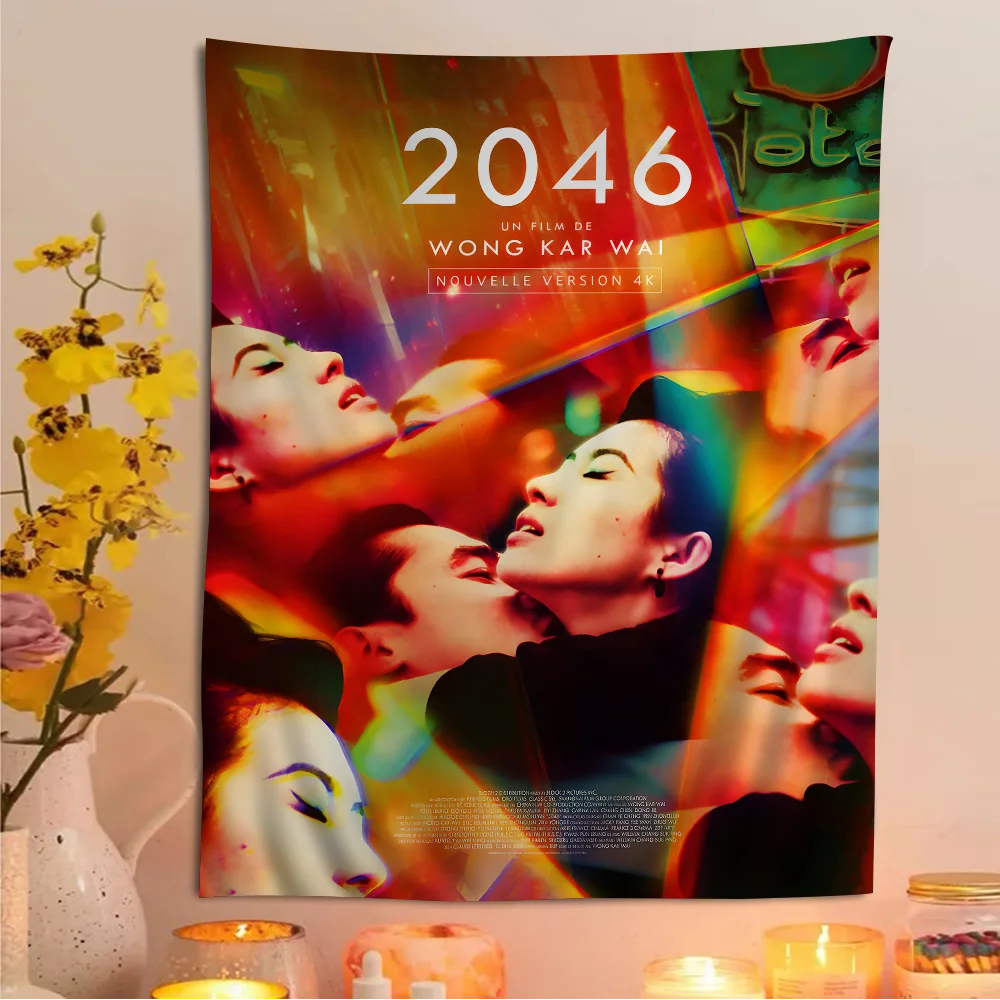 2046 Movie Tapestry Art Printing Japanese Wall Tapestry Anime Wall Hanging Home Decor