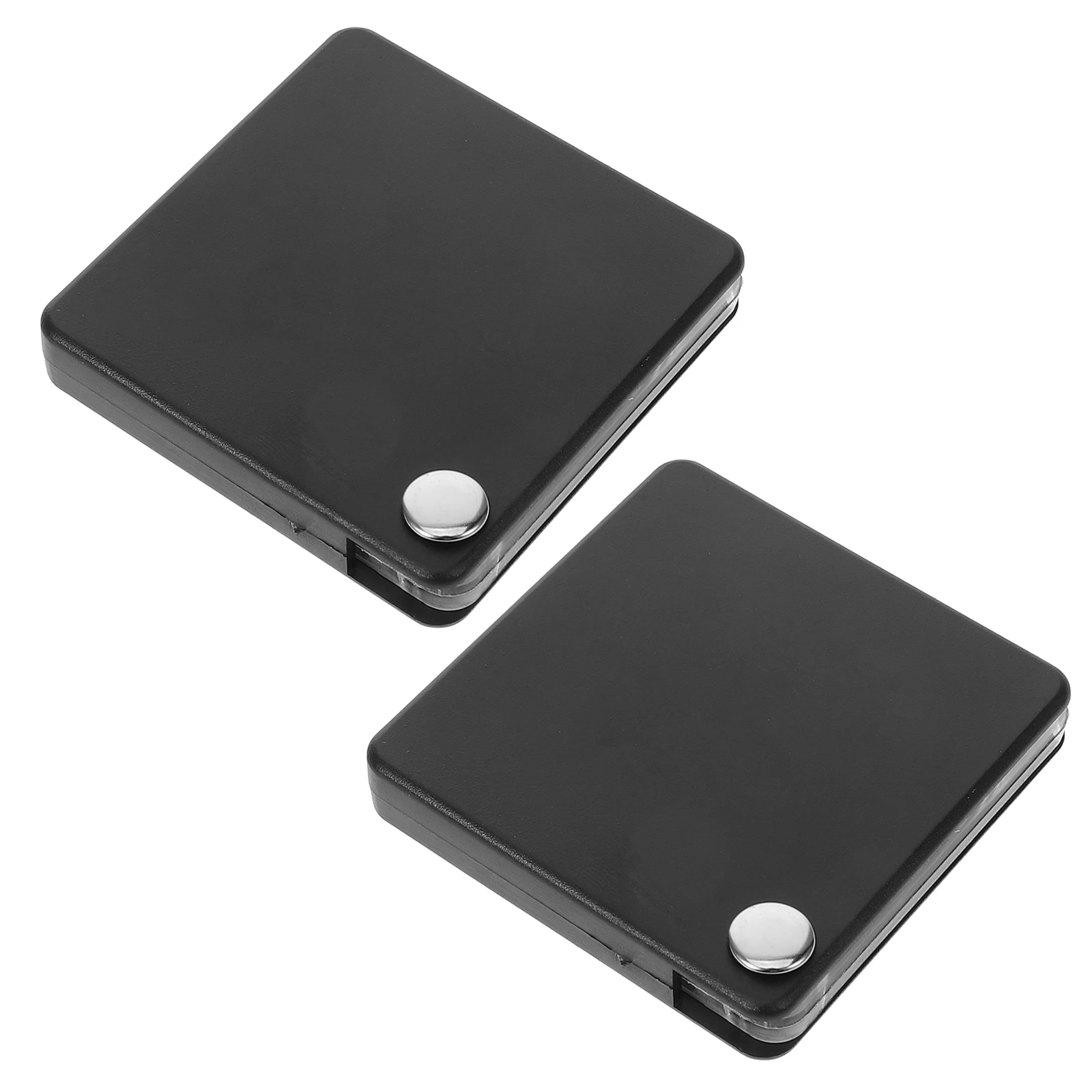 2Pcs Square Handheld Foldable High Definition Small Pocket Acrylic Tool Pocket Magnifier for Repair Metal Work