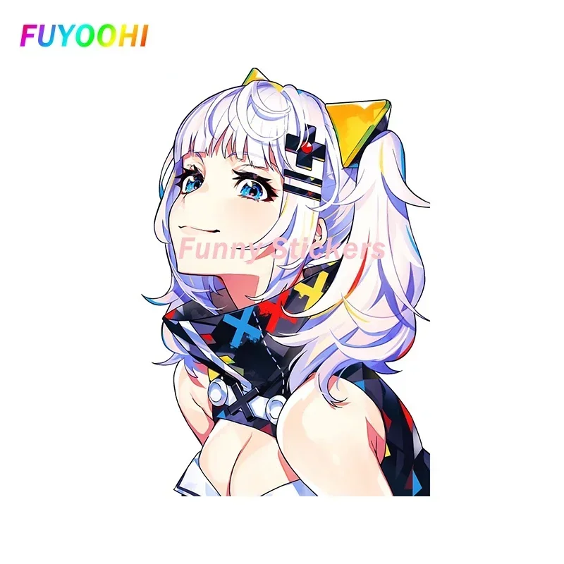 FUYOOHI Play Stickers for Anime Girl Funny Car Stickers Waterproof Graffiti Decal Trunk Motorcycle Vinyl Car Wrap Accessories