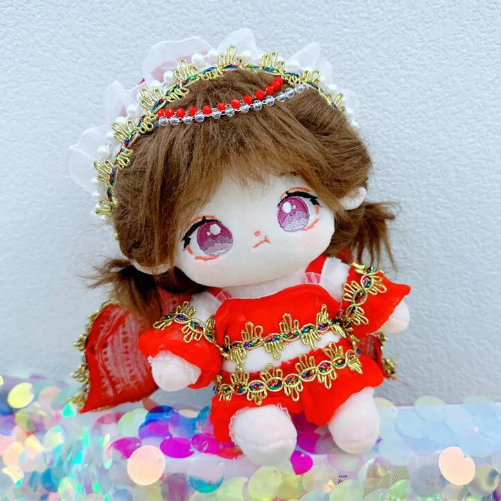 ชุดกระโปรงตุ๊กตาผ้าฝ้าย 20 ซม. สำหรับตุ๊กตาแดนตะวันตก ชุดมินิสำหรับตุ๊กตา ของขวัญสำหรับเด็ก