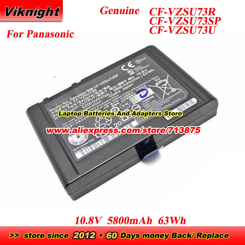 

Original CF-VZSU73SP Battery for Panasonic CF-D1AVBBYDA CF-D1DW200FZ CF-D1KW200MZ CF-D1NW200TZ CF-D1N MK3 CF-D1AWB10FB CF-D1DW2