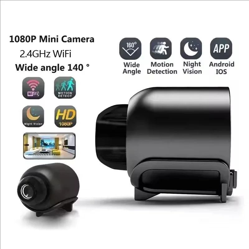 X5 1080P Mini Night Vision Wireless Surveillance Camera Lightweight Clear Portable Motion Detection Premium Quality NEW 2026 image 5