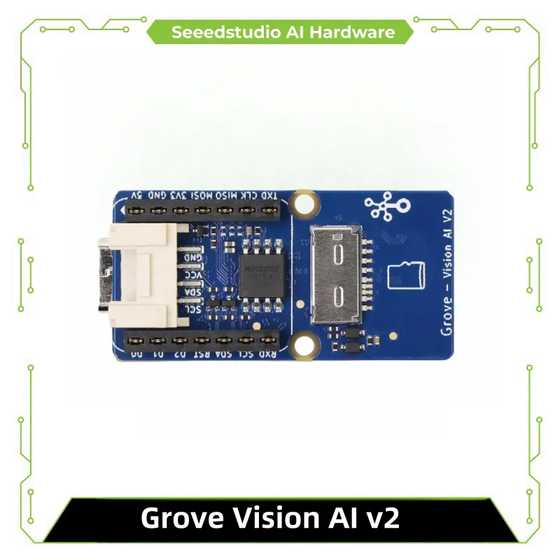 Grove Vision AI v2 - Arm Cortex-M55 & Ethos-U55، TensorFlow وPyTorch مدعوم، Arduino، Raspberry Pi، xiao ESP32C3