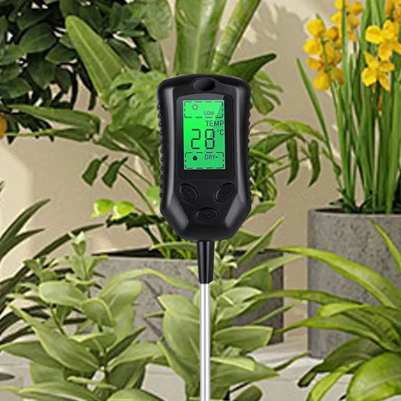 Digital Soil Moisture Probe Soil Moisture Probe For Plants PH Monitor Indoor Plants Water Meter Digital Soil Test Probe Accurate