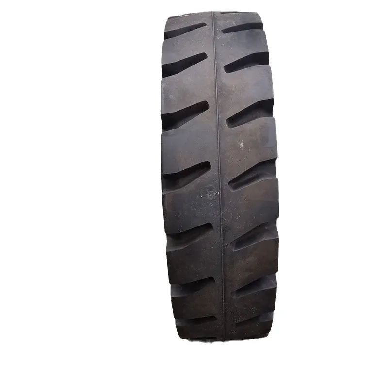 

1200-20 Forklift Solid Tire 12.00-20 Croissant Pattern Engineering Industrial Machinery Thickened Wear-resistant Tire