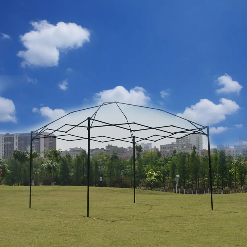 10x10 feet (khaki color) Convenient to carry Outdoor pop-up canopy Gazebo Tent beach camping instant canopy