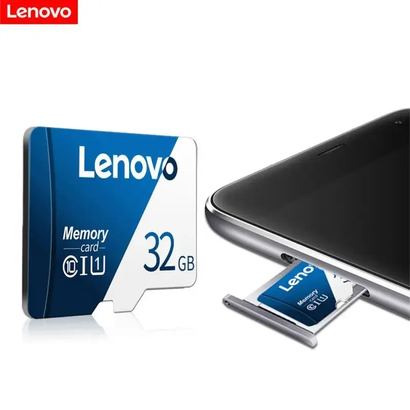 Original Lenovo Class10 High Speed 2TB Micro TF SD Card 1TB SD Cards High Capacity Memory Card 128GB For Camera UAV With Adapter