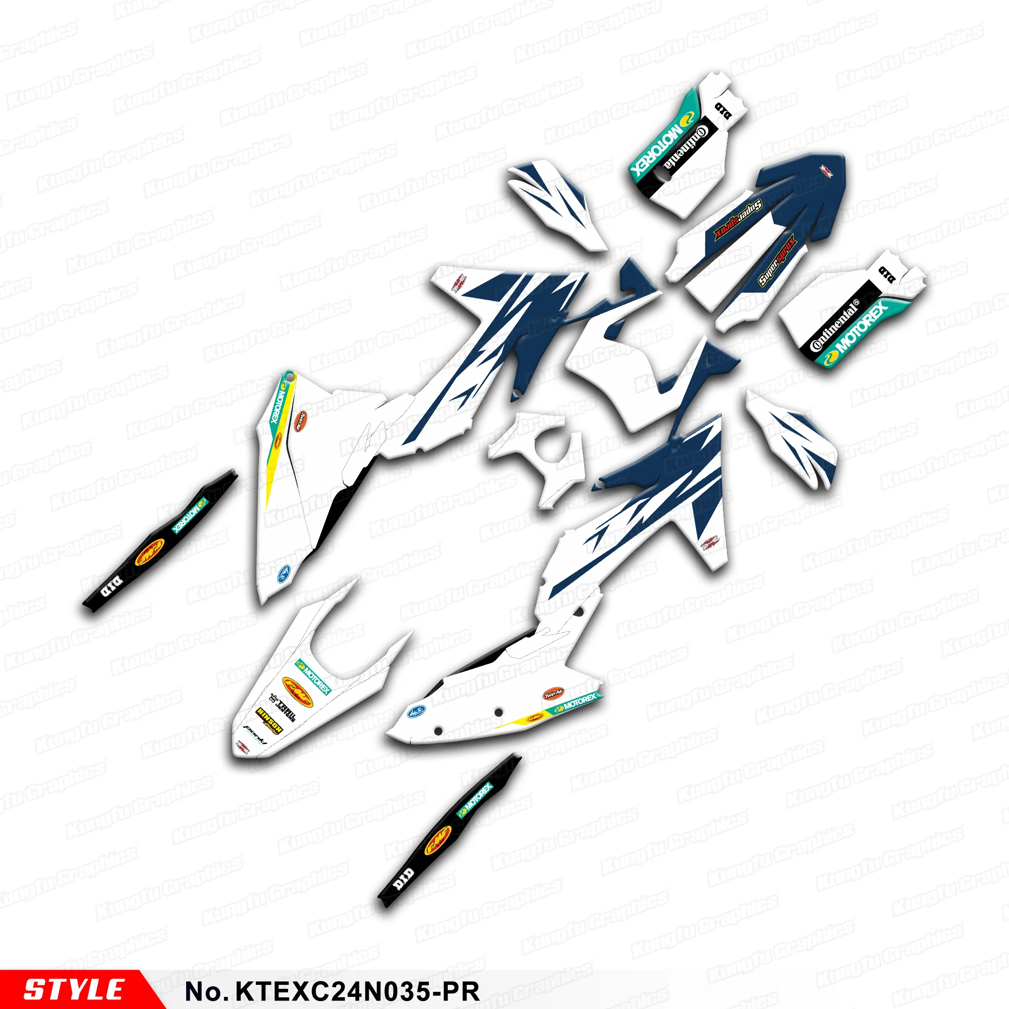 

Наклейки JY Racing Dirt Bike, клейкие наклейки для KTM 150 250 300 350 450 500 EXC EXC-F XC-W 2024 2025, щит, KTEXC24N035-PR