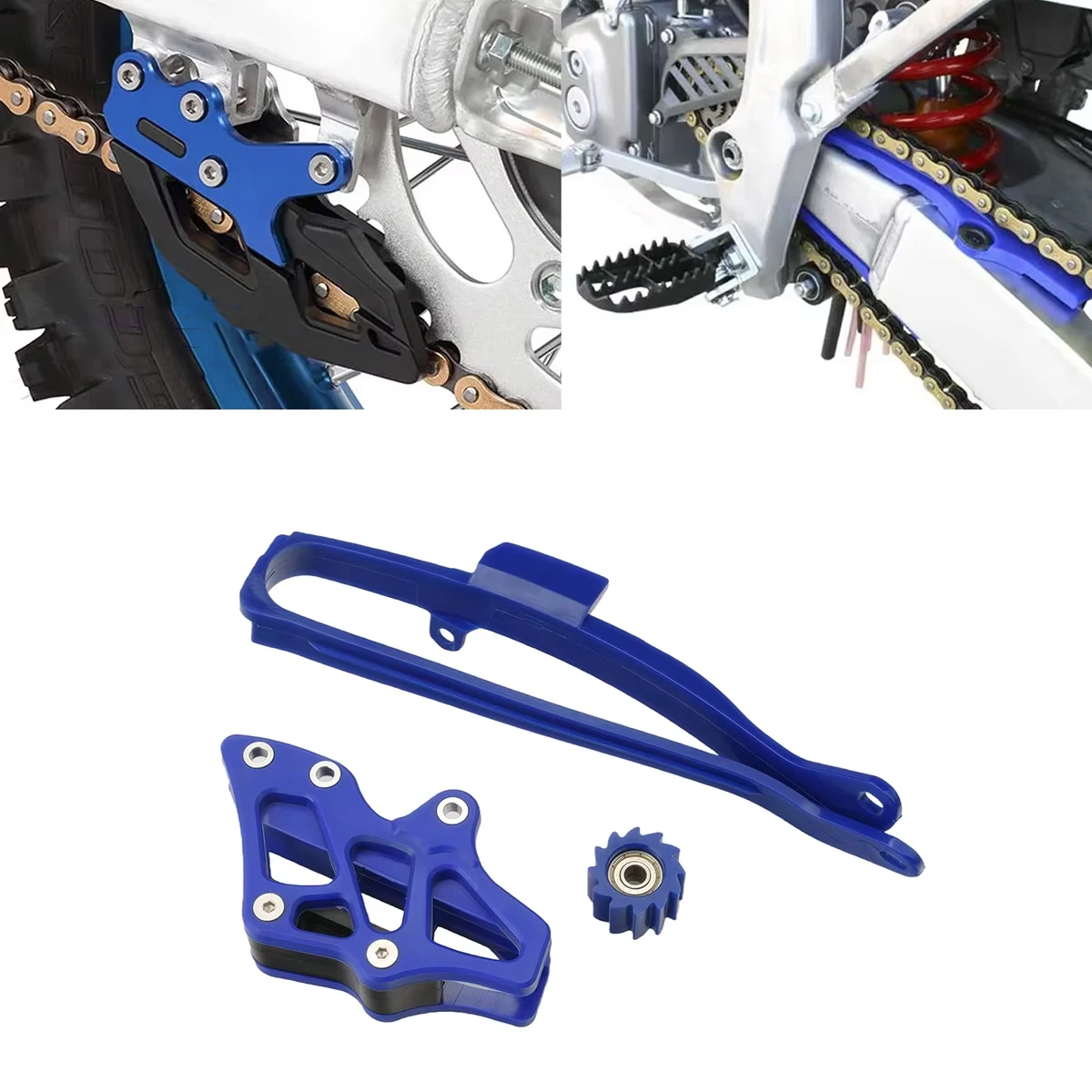 Motorcycle For Yamaha YZ250F YZ450F YZ125 YZ250 YZ250FX YZ450FX WR250F WR450F YZ WR Chain Swingarm Chain Guide Slider Roller