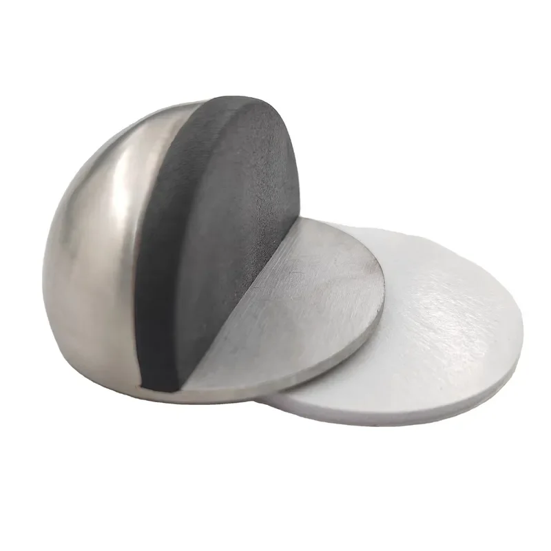 Floor Nail-free Shower Door Block Self-Adhesive Stainless Steel Door Block Wooden Door Block
