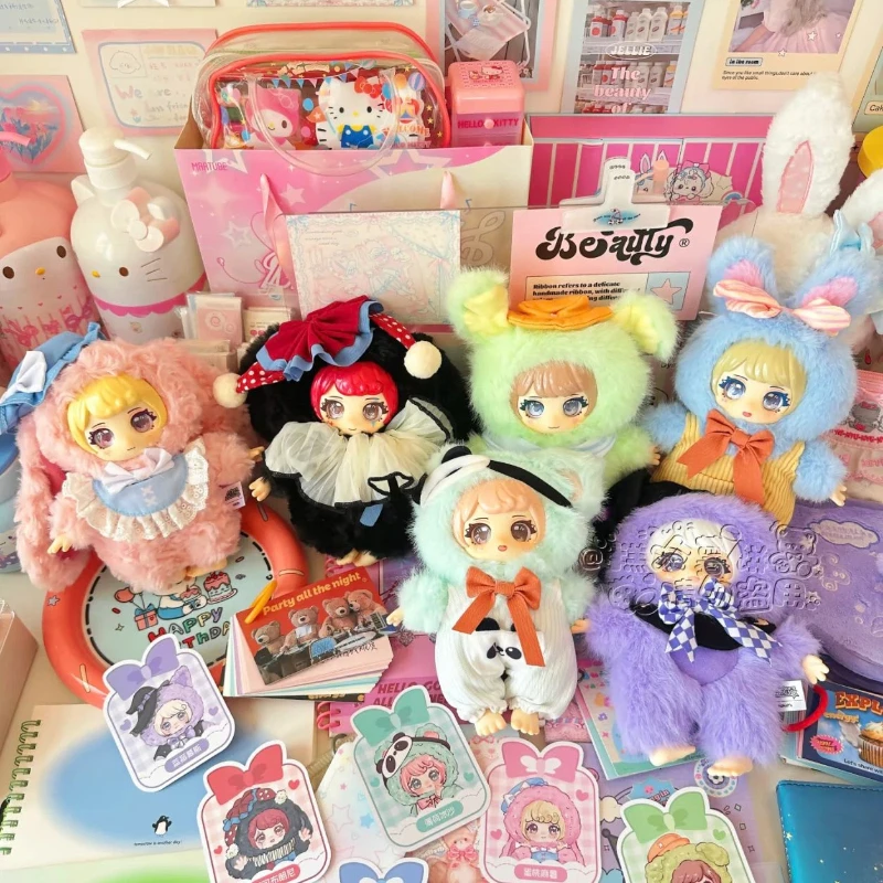 

KOKOYA Sweet Story Series Vinyl Blind Box Doll Cute Bunny Surprise Mystery Plush Collectible Toy for Girls Decor Gift