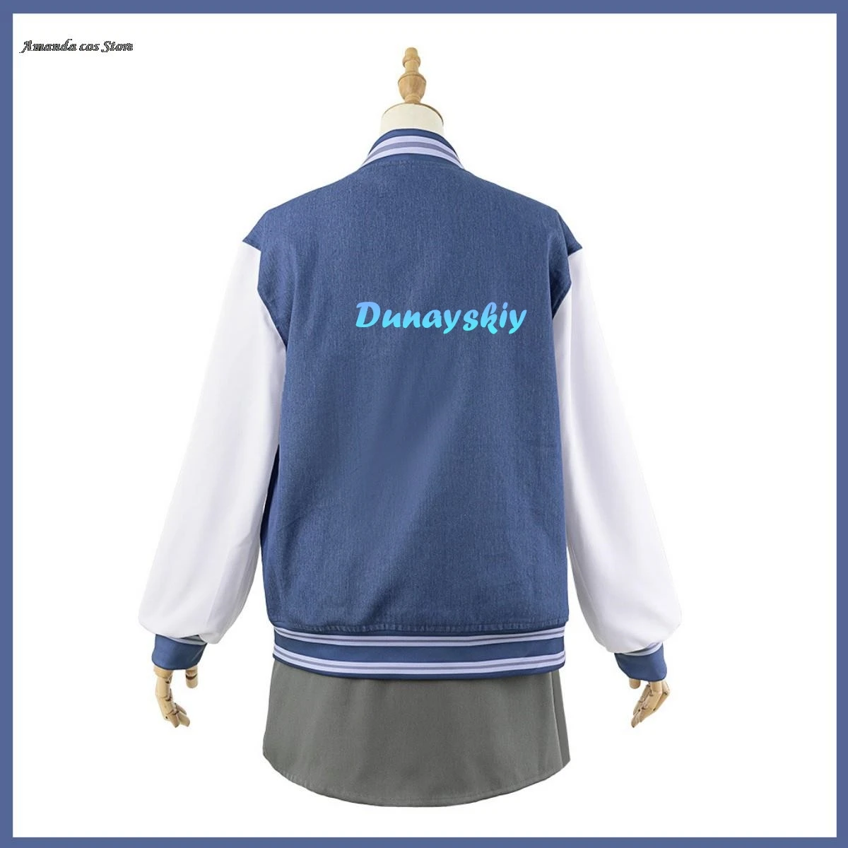 Anime BanG Dream! Takamatsu Tomori Cosplay Costume MyGO!!!!! Lead Singer Tomorin Wig Cowboy Baseball Coat Woman Kawaii Party Set