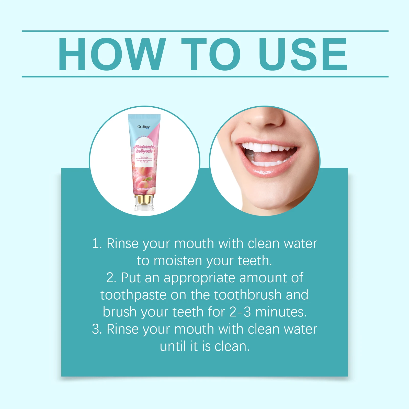 معجون أسنان مزيل بقع النياسيناميد يزيل البلاك الأسنان الصفراء حماية الأسنان المينا دائم التنفس الطازج معجون أسنان العناية بالفم