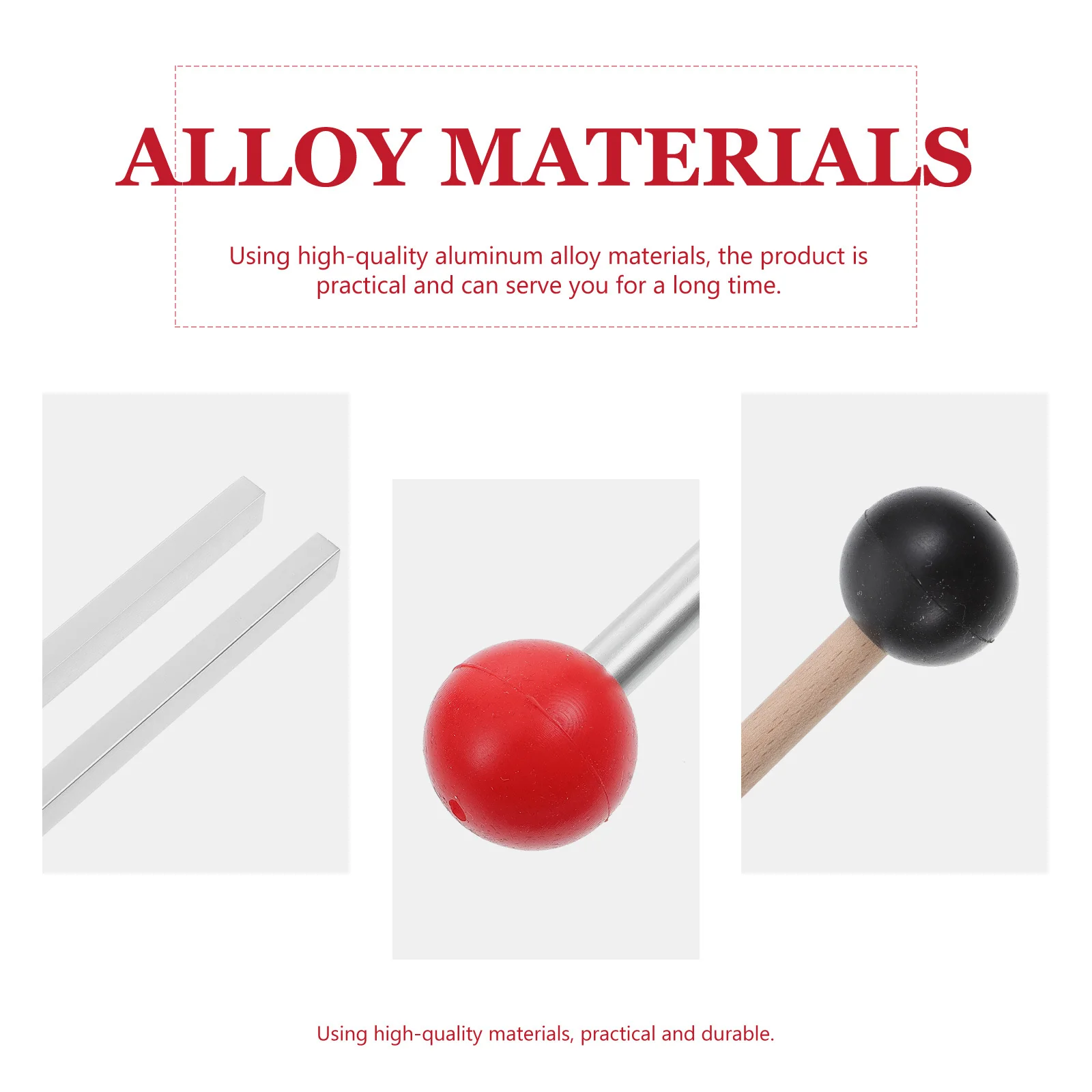 

1Set Tuning Fork Aluminum Alloy Healing Instrument for Chakra Yoga Sound Healing Meditation Stress Relief Therapy Instrument