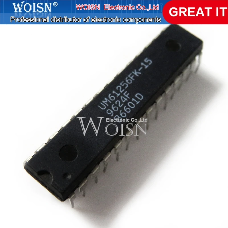 10PCS UM61256FK-15 UM61256 DIP-28