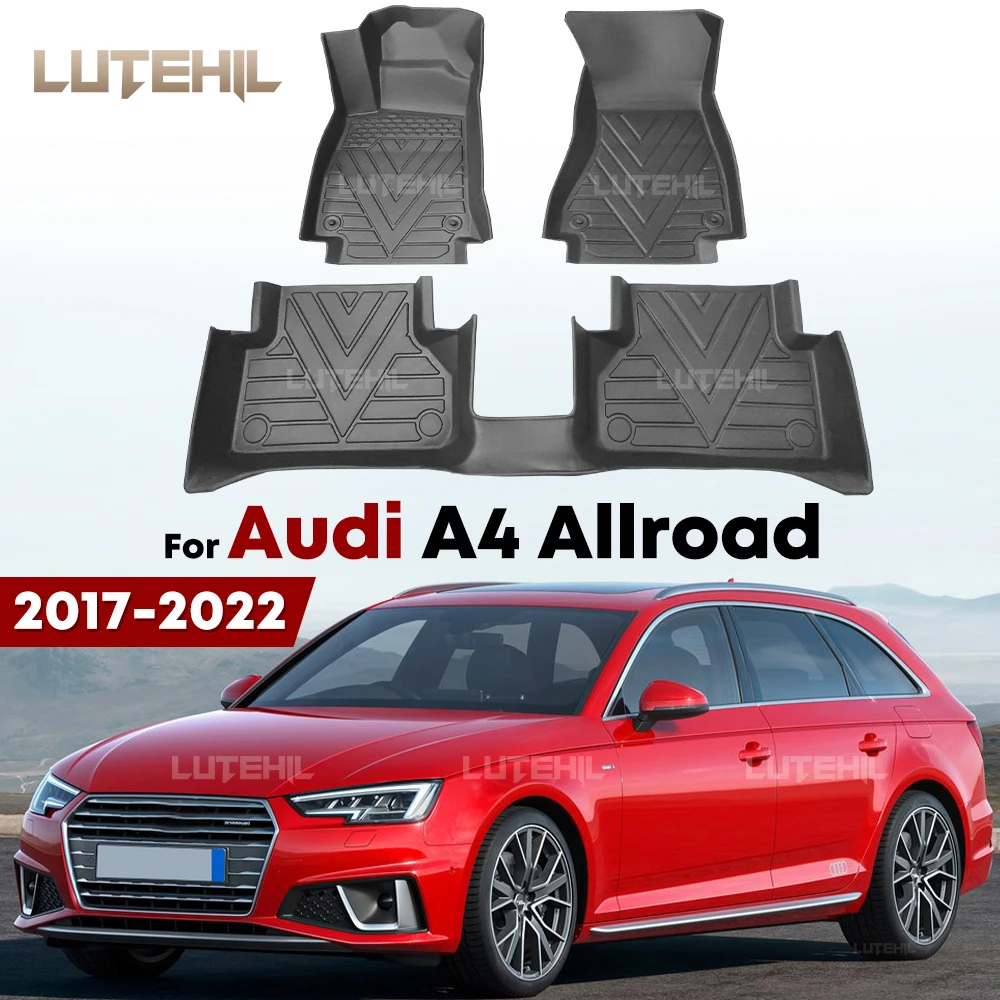 

Всепогодные автомобильные коврики из TPE для Audi A4 Allroad 2017-2022, защитные аксессуары для салона, 2021, 2020