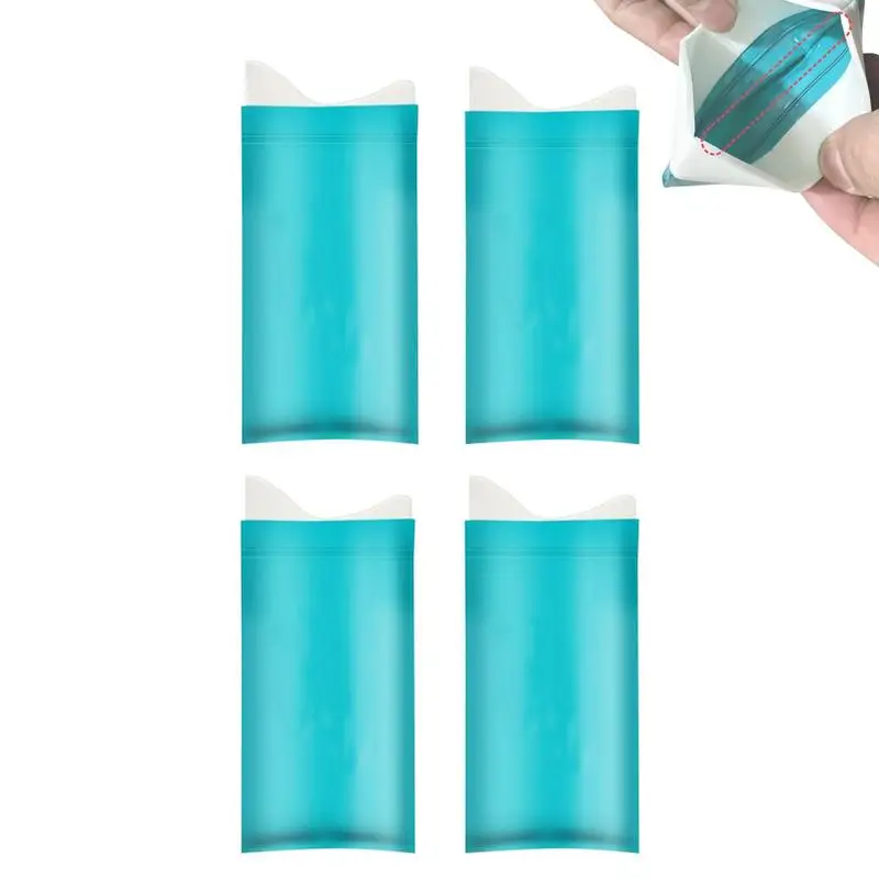 Pee Bags For Travel For Men 4PCS Travel Urinal Bag Camping Pee Bags Survival Urinal 600cc/700cc Potty Pee Urine Bottle Camping