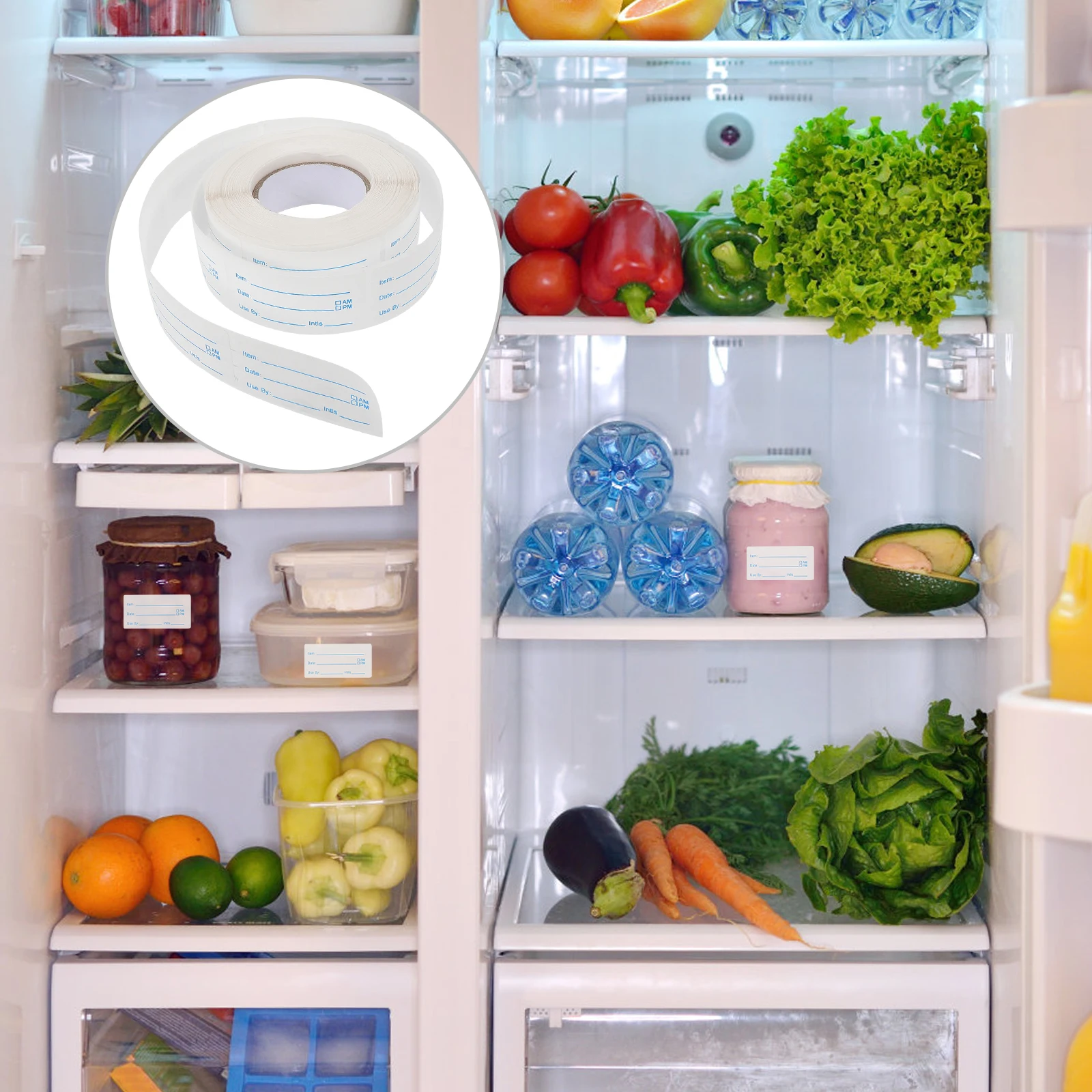 

1 Roll Date Labels Food Label Container Labels Kitchen Fridge Pantry Organizer Tracking For Home Restaurant Expiration