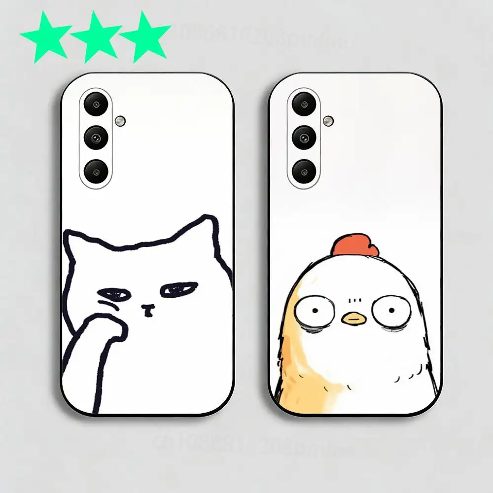 Ugly Cute Animal Series Phone Case For Samsung GalaxyA20,21,,40,41,51,71 Ultra Protective Phone Shell