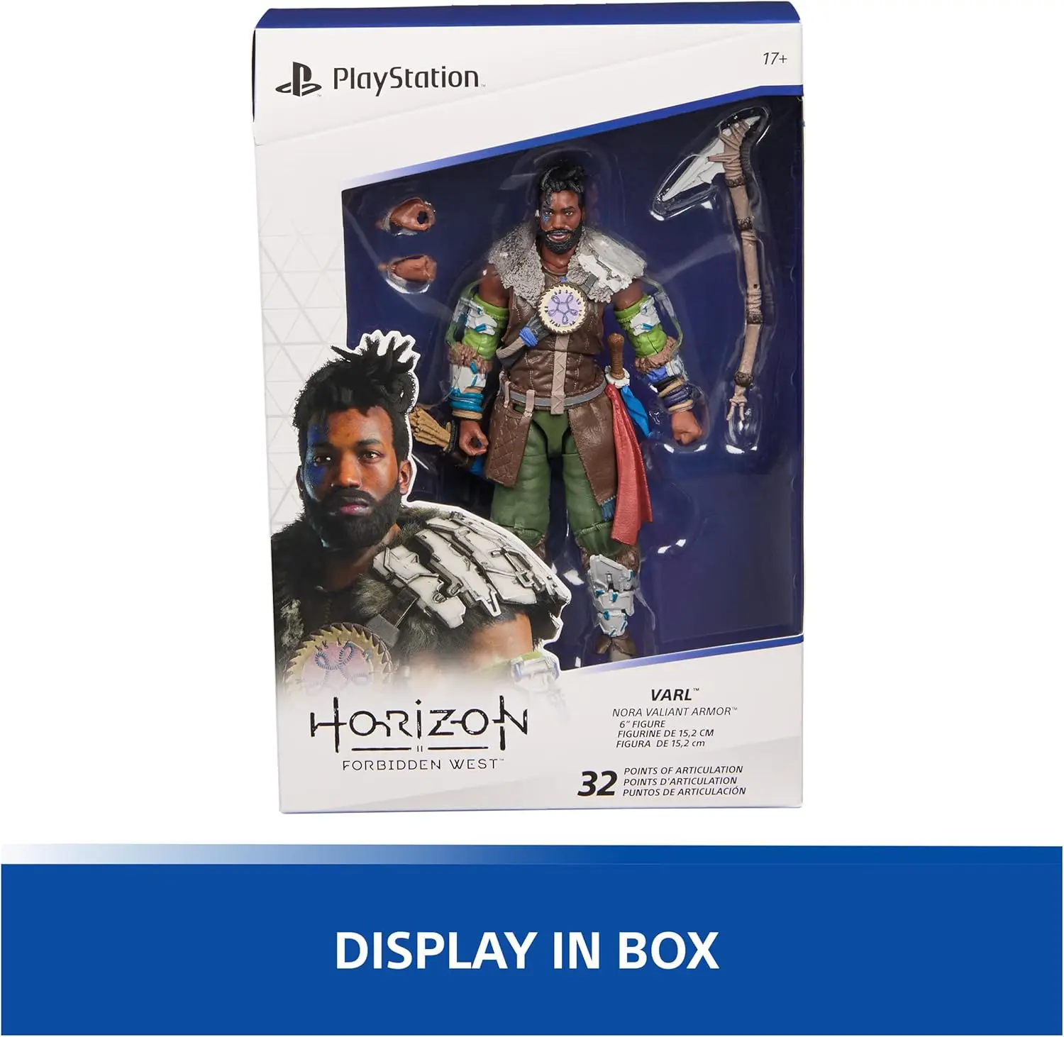 PlayStation, Horizon Forbidden West, 6” Varl Action Figure with 3 Accessories, for PS5 Fans & Collectors Ages 17+