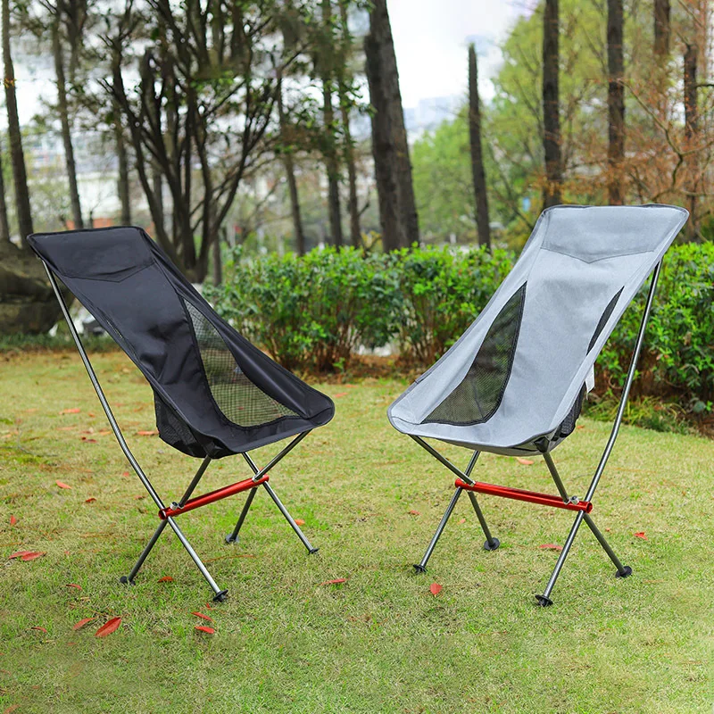 

Outdoor Camping Ultralight Folding Chair Superhard High Load Travel Chair Portable Beach Hiking Picnic Seat Fishing Tools Chair