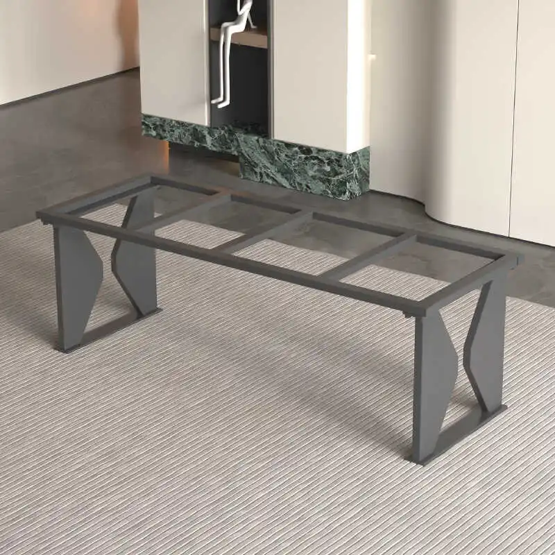 Light luxury dining table leg support frame Island platform Rock slab table leg bracket Large board desk Tea table tripod