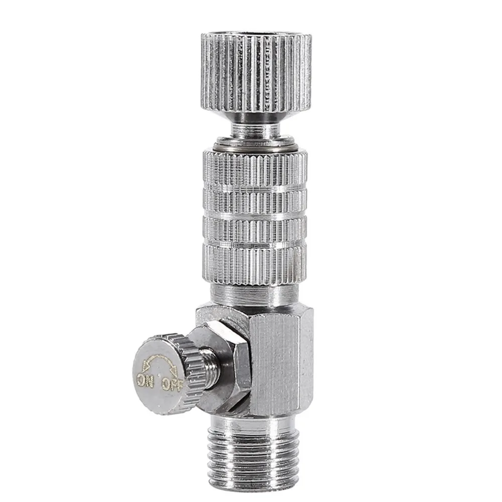 1/8 inch Airbrush Air Hose Coupler Easy Mount Inline Compressor Adaptor Fitting Wide Universal Spray Gun Connect Accessory