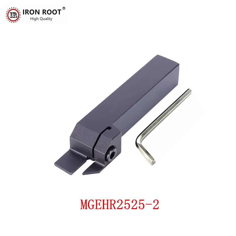 IRON ROOT  MGEHR，MGEHL，2525-1.5,2525-2,2525-2.5,2525-3,2525 CNC Lathe External Grooving Cut Boring Bar Tool Holder For MGMN