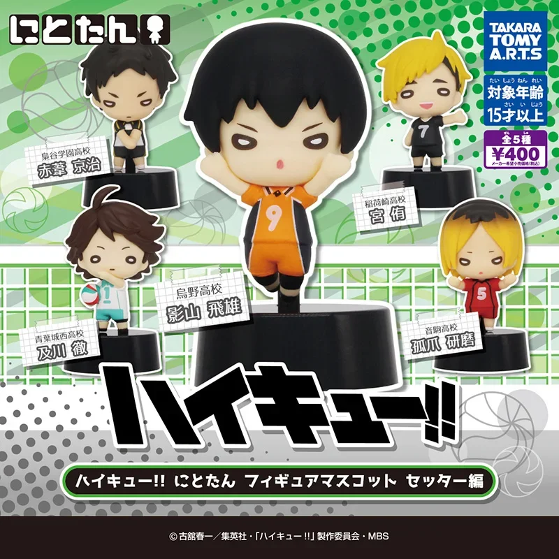 Genuine Haikyuu!! Gashapon Toys Tobio Kageyama Akaashi Keiji Oikawa Tooru Miya Atsumu Kozume Kenma Cute Model Toys