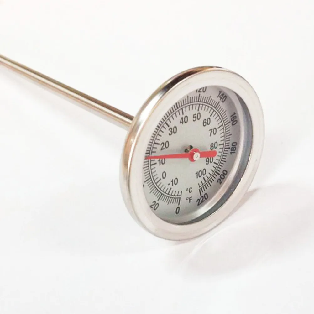 

Термометр для почвы премиум-класса из нержавеющей стали с высокой видимостью, точный термометр для компоста, металлический измерительный зонд для использования в помещении и на улице