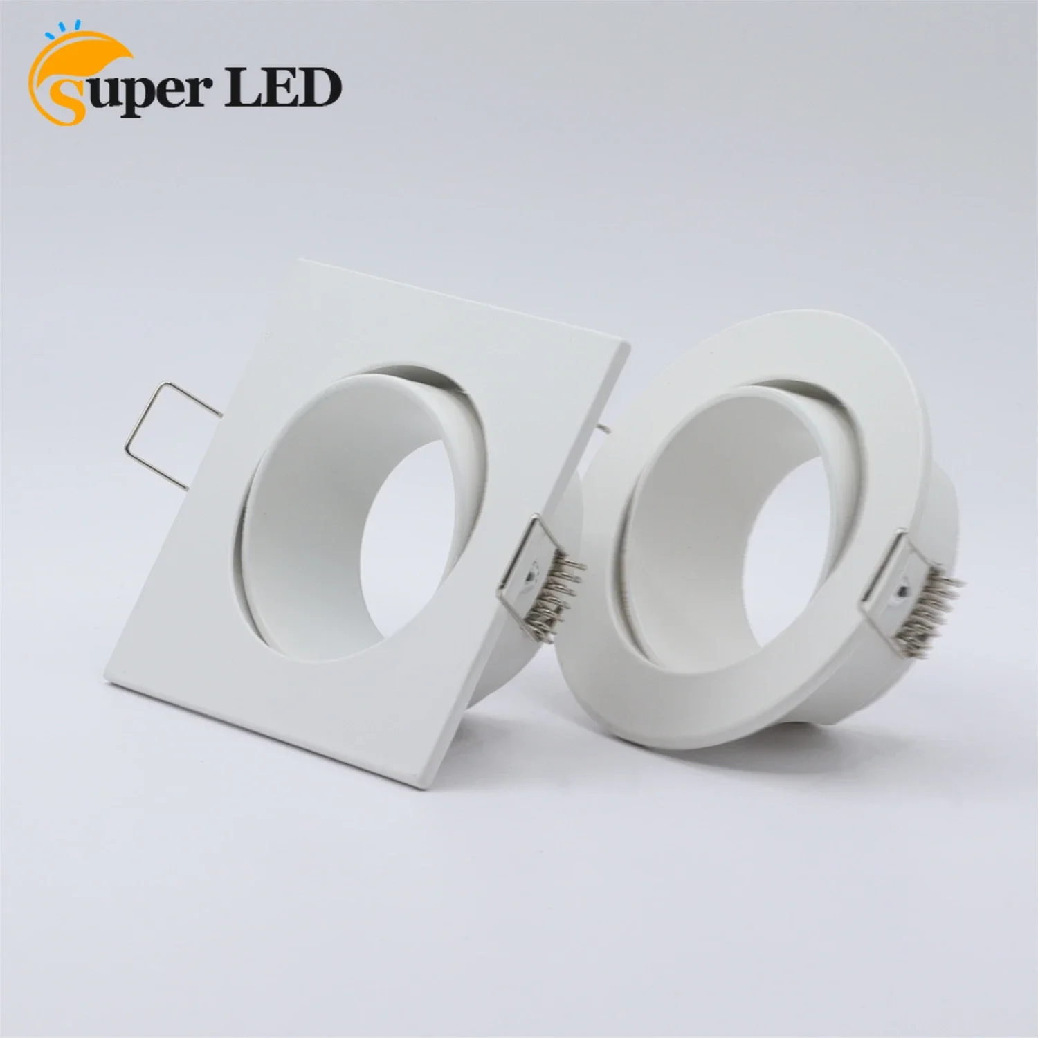 Lamp Holder Zinc Alloy Frame Body Fitting with MR16 Base Socket Applied Spotlight Fixture for Ceiling