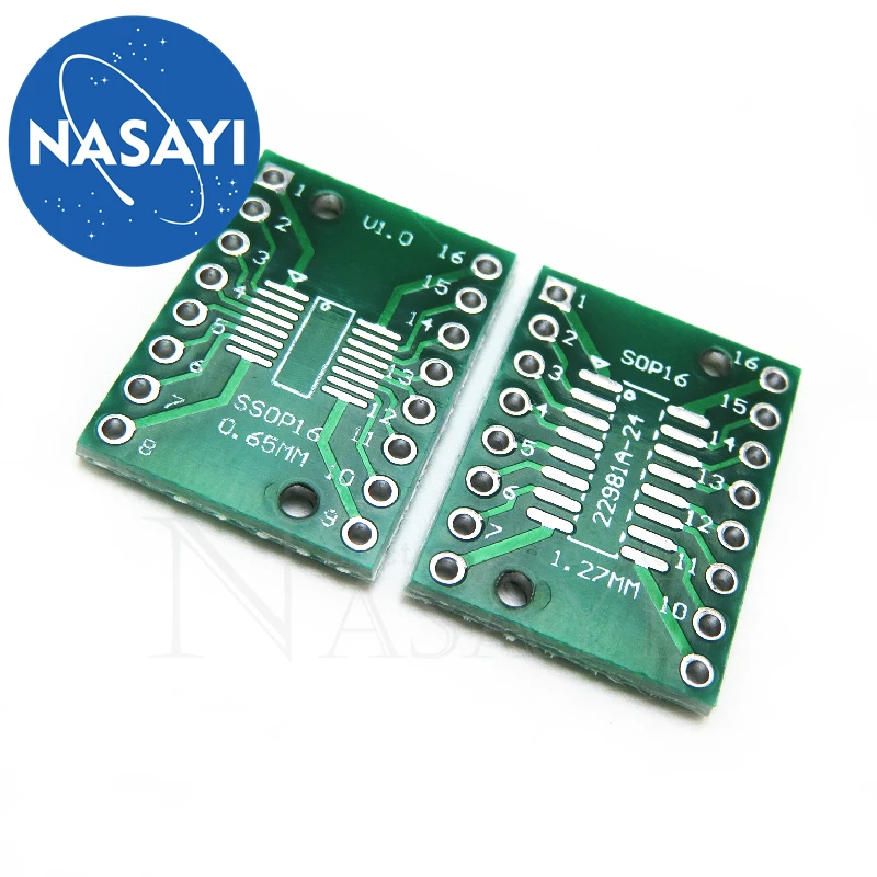 10szt/lot SOP16 SSOP16 TSSOP16 SMD do in-line DIP 0.65/1.27mm Adapter Board