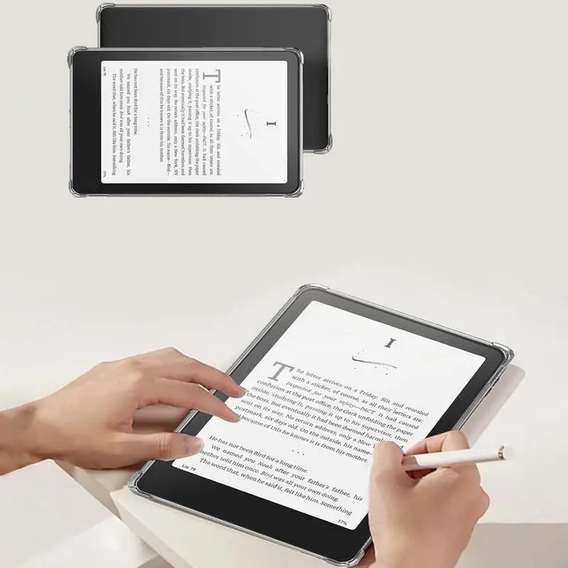Reinforced Corners E-Reader Case Reinforced Corners Device Back Cover Lightweight E-Reader Protection Case For Home Dorm Travel