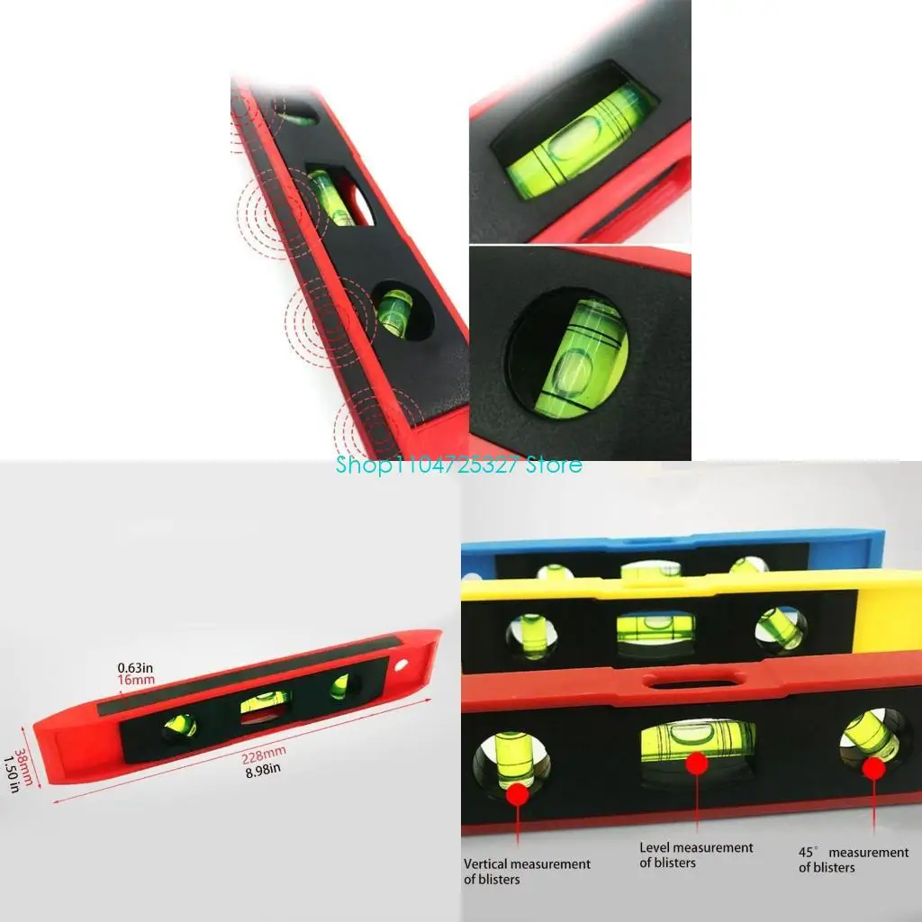 

D8KF Магнитный S-пирит Уровень 3 Уровень пузырьков Tor-Pedo Магнитный градиентер измеренный инструмент 3 различные пузырьки/45 °