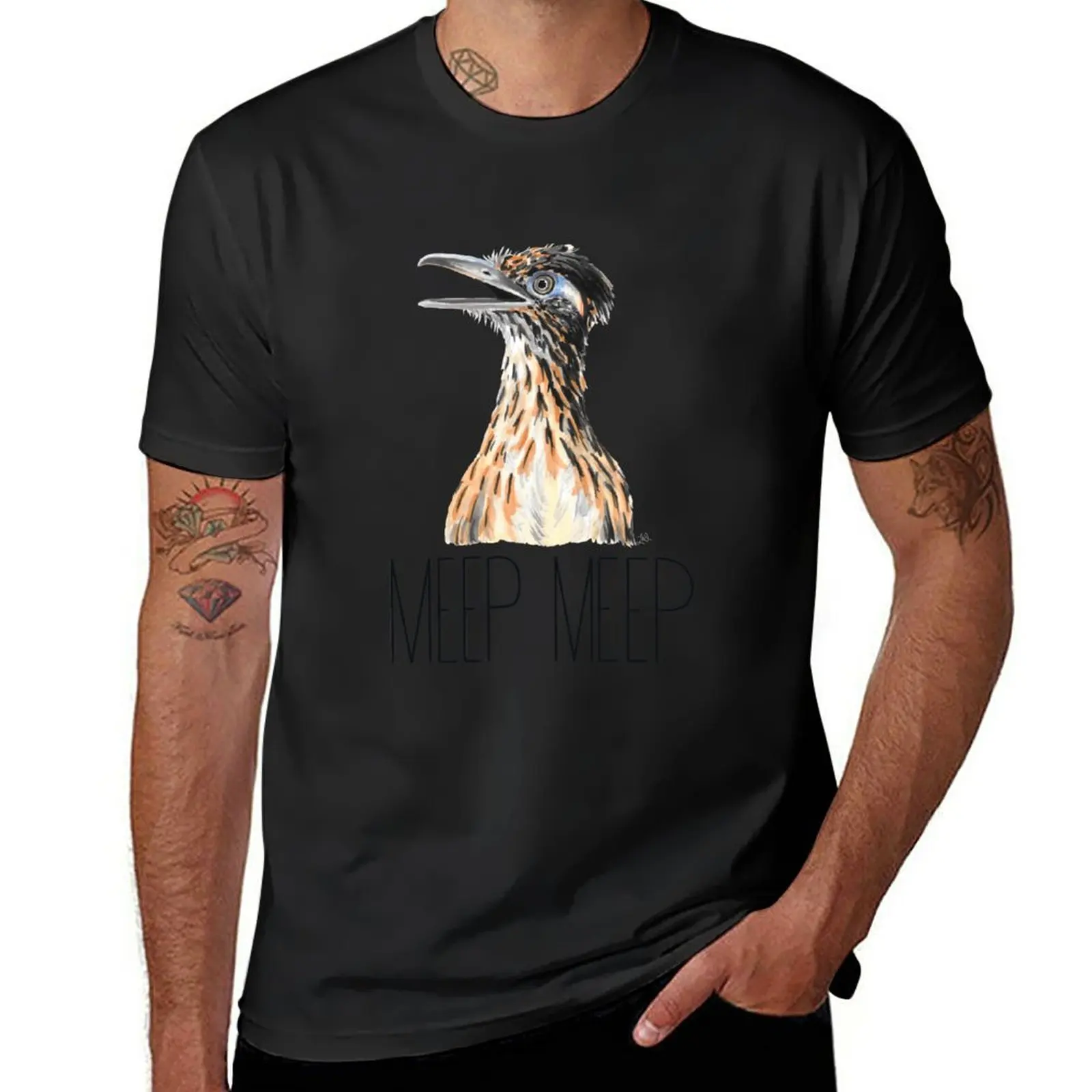 New Meep Meep (Greater Roadrunner) T-Shirt graphic t shirt plus size tops boys animal print shirt mens tall t shirts