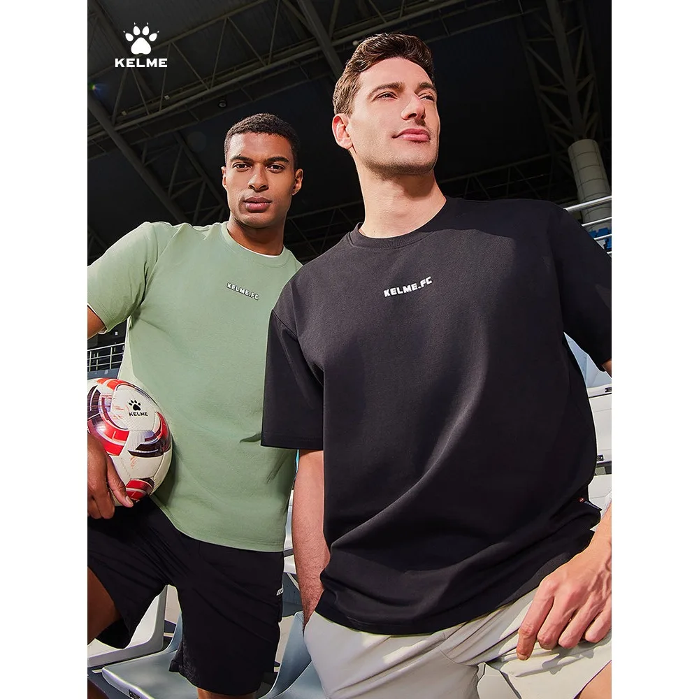 KELME One Piece for Three Looks Men's New Summer Short-Sleeve T-Shirt All-in-One for Running Playing Ball and Shopping