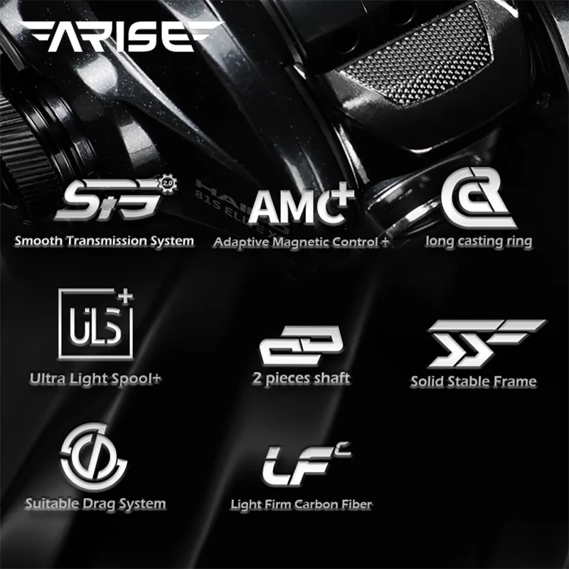 Carrete HAIBO ARISE ELITE ultraligero – Extra profundo para spinning - imagen 3
