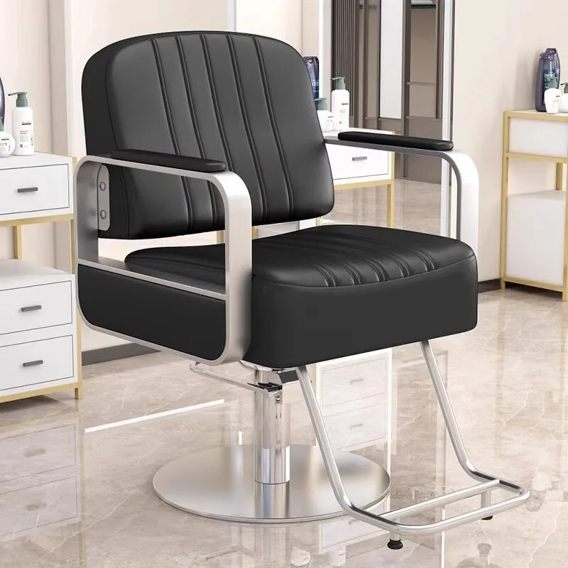 Manicure Barber Chair Luxury Swivel Makeup Shampoo Barber Chair Spa Professional Vintage Salon Sillas Barber Salon Furniture
