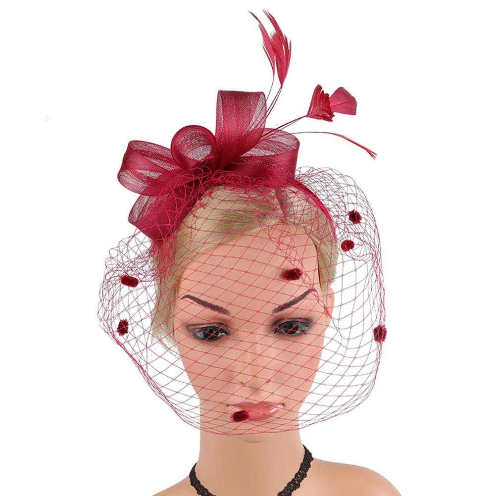 

1Pcs Gauze Hair Accessory Elegant Mesh Hairpin for Wedding Party Bridal Headdress Women Headwear Event Wear