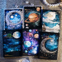 30pcs/lot Memo Pads Material Paper keep watch over the stars Journal Scrapbooking paper Card Background Decoration Paper