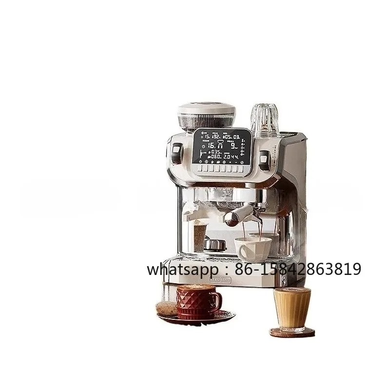 

Coffee Machine Fully Automatic Three Boiler Stainless Steel Household Freshly Ground Extraction Milk Foam Integrated Machine