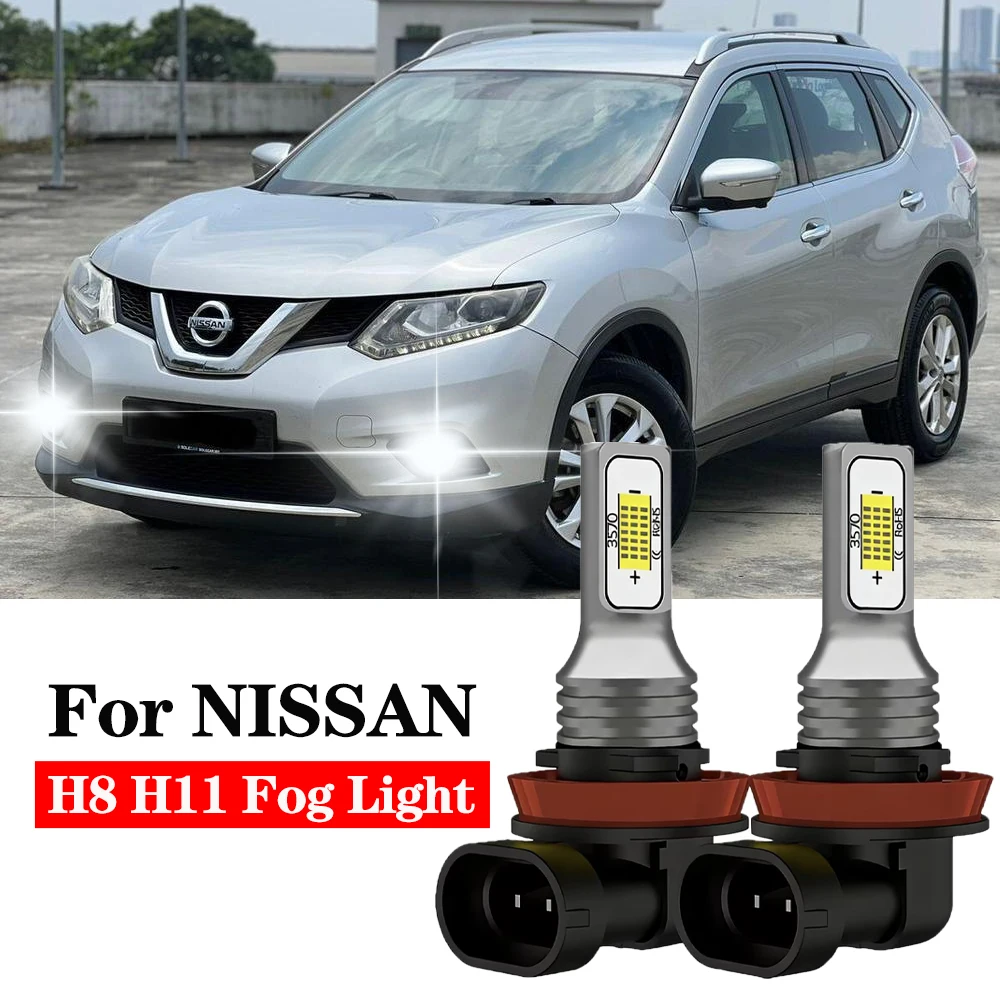 

Светодиодные противотуманные фары BMTxms H8 H11 H16JP 12V DRL для NISSAN X-Trail, Versa, Sentra, Qashqai J10, J11, Note, Juke, Altima, Navara