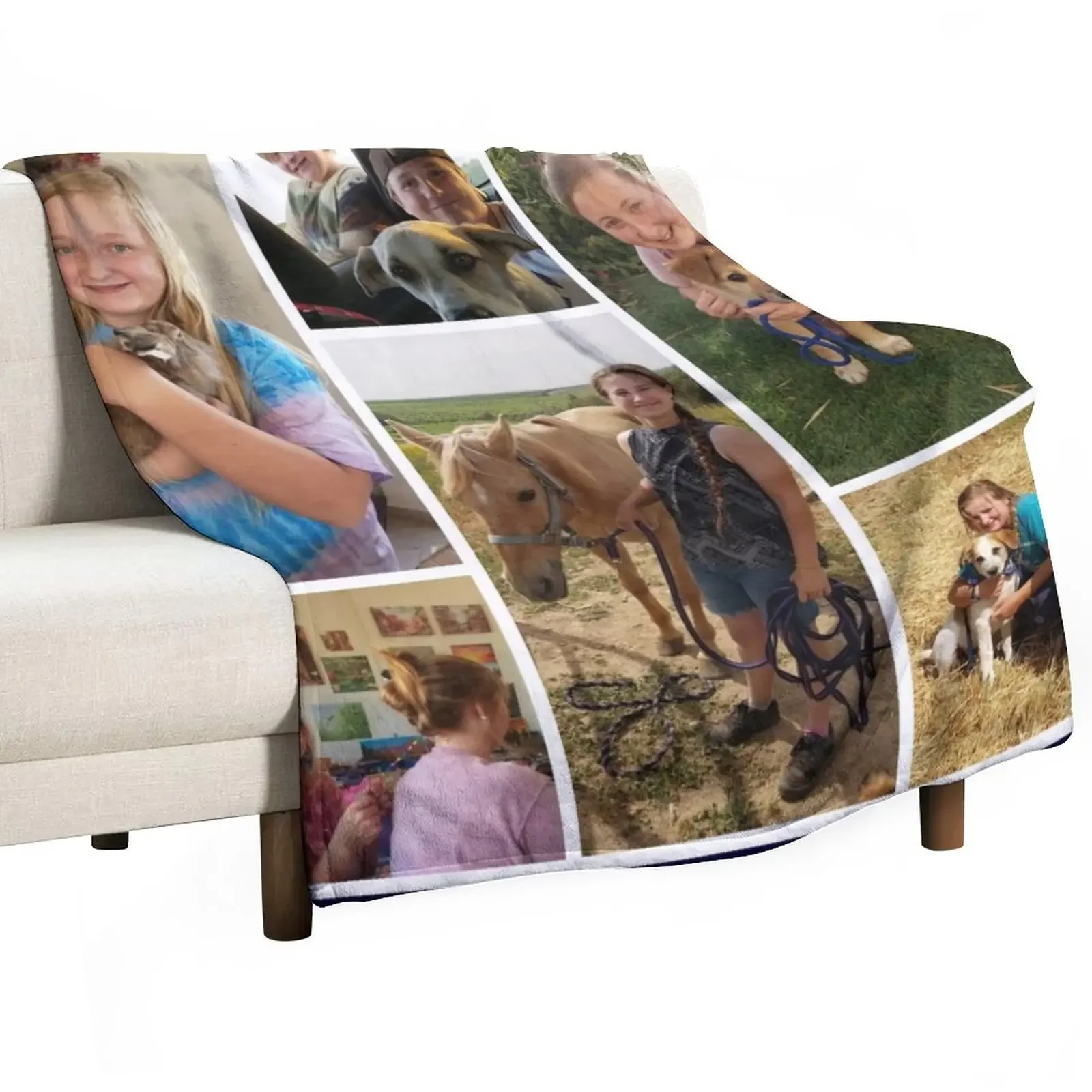 

Collage Throw Blanket For Sofa Thin Blankets Sofas Of Decoration Soft Blankets