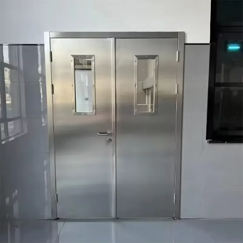 Wholesale Modern 304 Stainless Steel Swing Door Galvanized Hinges Access Control for Commercial Buildings Factories