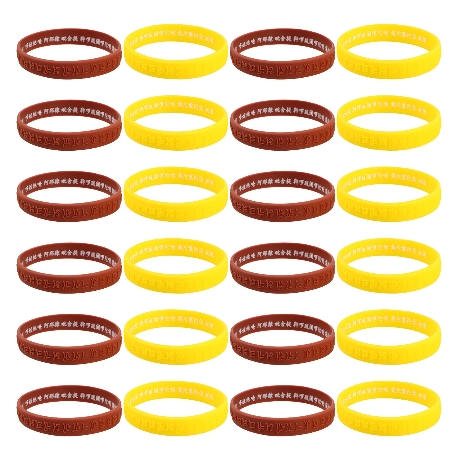 

Sanskrit Silicone Bracelet Wrist Bands Elastic Wristband Elasticity Kids Party Favors Child