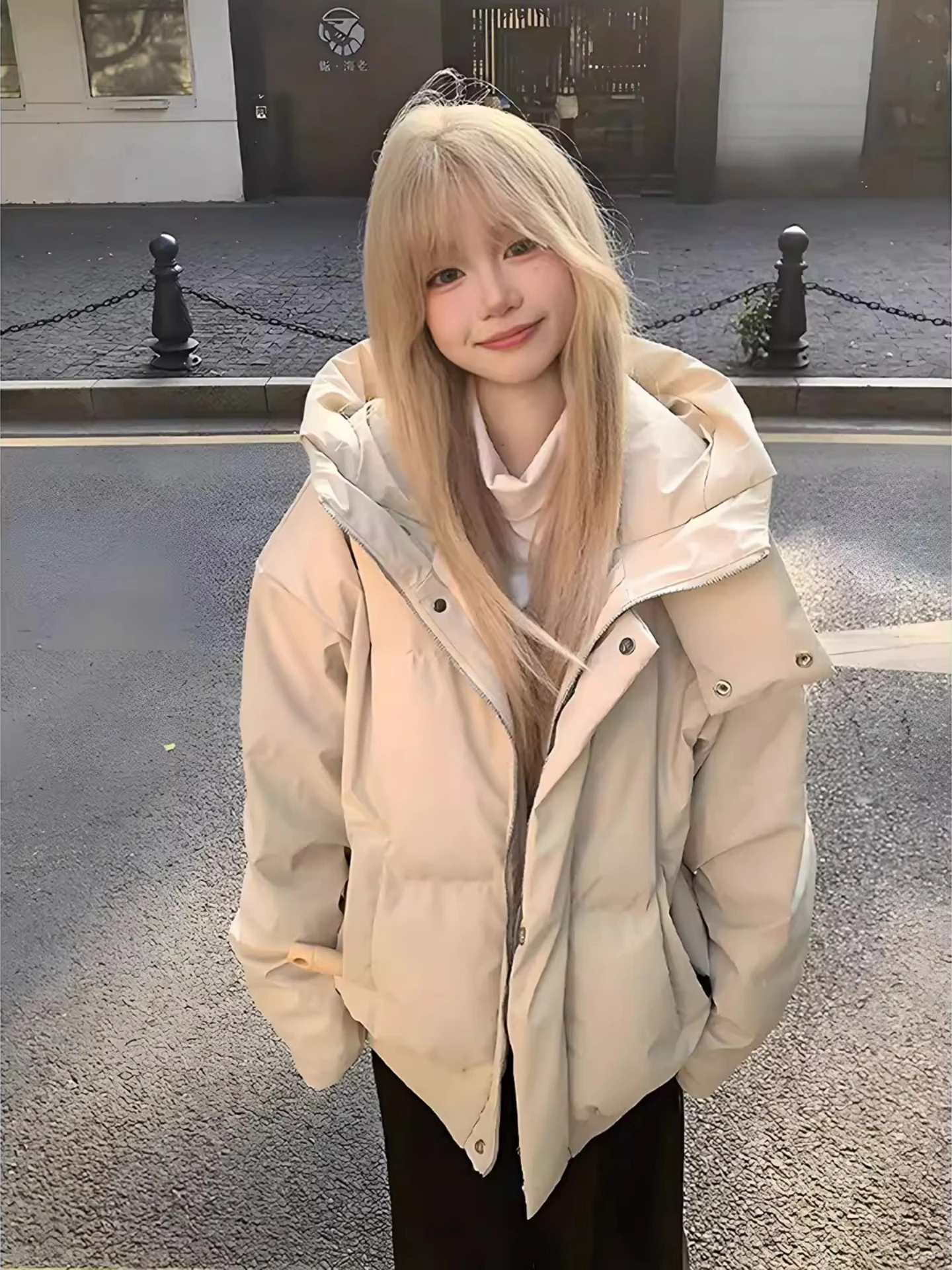 

Утепленная куртка из искусственной кожи с капюшоном и воротником-стойкой, с хлопковым наполнителем, для мужчин и женщин, зимняя теплая верхняя одежда