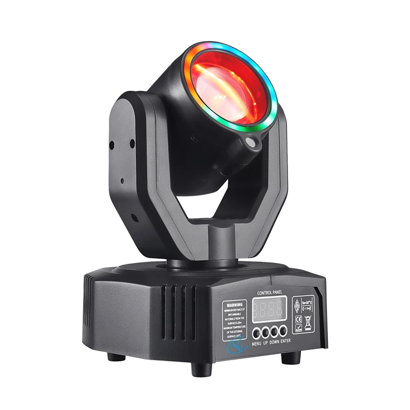 Mini LED Spot Beam Moving Head Light RGBW Effect Strobe Stage Light Remote DMX Sound Control DJ Disco Party Light