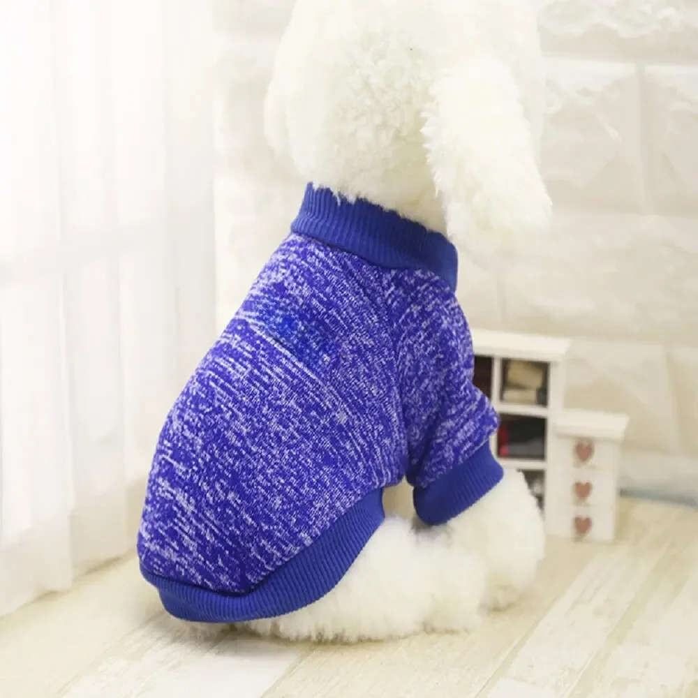 Dog Warm Clothes Spring Autumn Winter Cute Fashion Jacket Round Neck Sweater Pet Supplies Teddy Dog Cat Clothing Pet Accessories image 2