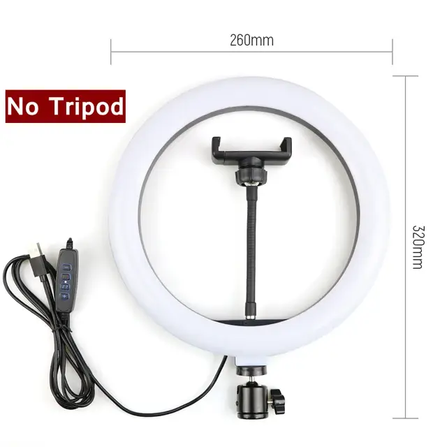 Phone Holder Ring Lamp Retractable Stand Light LED Selfie Ring Light Professional Desk Lamp For Nail Live Broadcast Photography - Image 7
