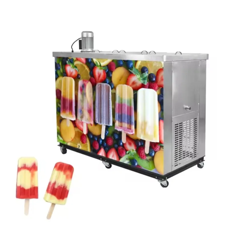 5400 Pcs/day 10/18 Moulds Commercial Ice Popsicle Making Stainless Steel Machine Popsicle Ice Cream Machine Used For Sale